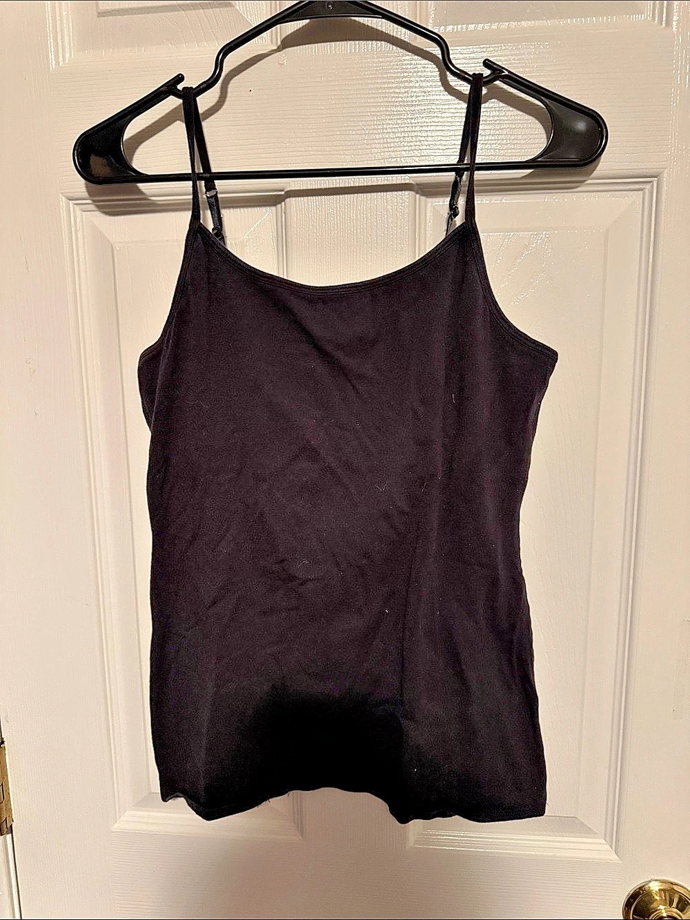 Chelsie Black Tank Top Size Medium Like New